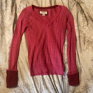 American eagle knit long sleeve shirt
